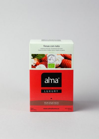 Kawacom's Ipanema Espresso alma tea strawberry cream